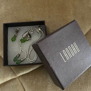 Set of Earrings and Necklace